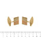 Boutons de manchette Boutons de manchette - 3 ors en or 18 carats 58 Facettes 35987