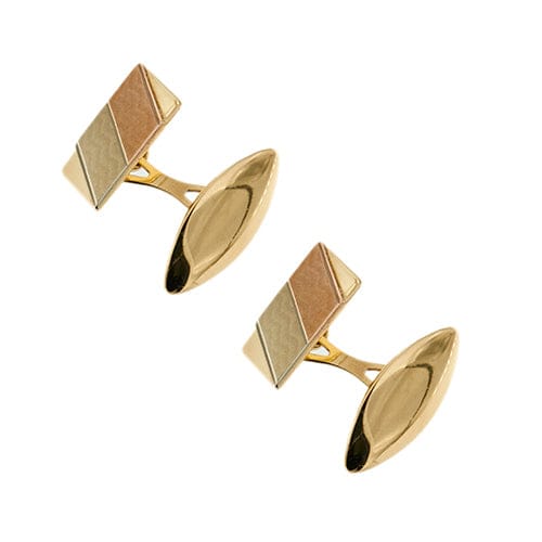 Boutons de manchette Boutons de manchette - 3 ors en or 18 carats 58 Facettes 35987