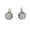 Boucles d'oreilles Boucles d’oreilles en argent et or jaune avec diamant taille ancienne 58 Facettes