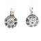Boucles d'oreilles Boucles d’oreilles en argent et or jaune avec diamant taille ancienne 58 Facettes