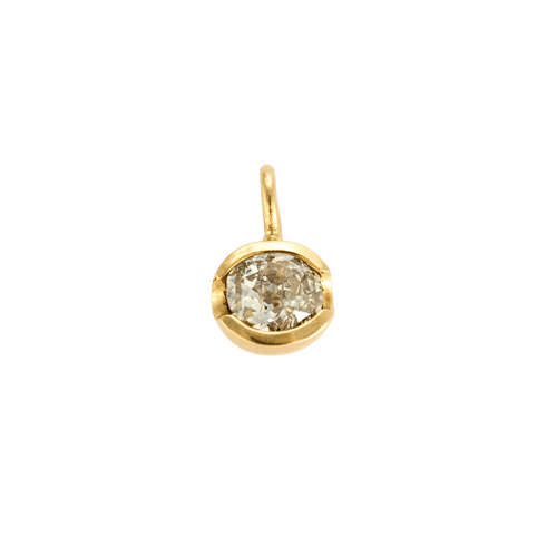 Pendentif Pendentif solitaire en or jaune 18 carats et diamant 0,75 ct 58 Facettes BO/240016 NSS