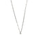 Collier Collier point de lumière en or blanc 18 ct avec diamant 0,10 ct 58 Facettes 36152