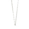 Collier Collier point de lumière en or blanc 18 ct avec diamant 0,10 ct 58 Facettes 36152