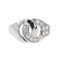 Bague 57 Dinh Van Bague Menottes Or blanc Diamant 58 Facettes 3616727RV