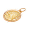 Pendentif Pendentif religieux Vierge Marie en or jaune et or rose 18 carats 58 Facettes 3622030CN