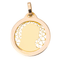 Pendentif Pendentif religieux Vierge Marie en or jaune et or rose 18 carats 58 Facettes 3622030CN
