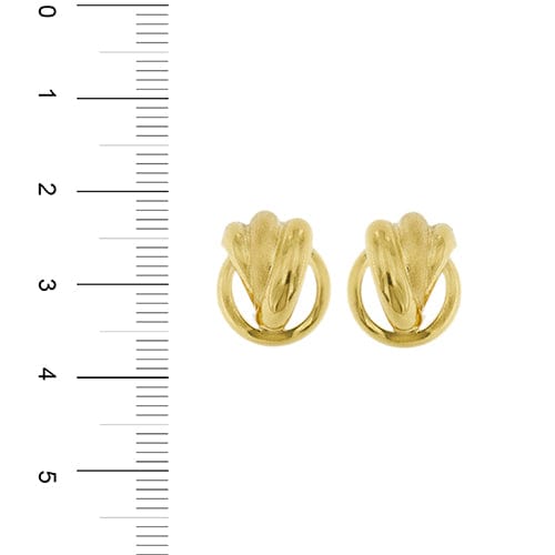 Boucles d'oreilles Boucles d’oreilles puces en or jaune 18 kt 58 Facettes 36225