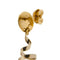 Boucles d'oreilles Boucles d'oreilles pendantes à perles en or jaune et or blanc 18 ct 58 Facettes 36258
