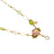 Collier Gabriella Rivalta - Collier fleur émaillée en or jaune 18 ct avec pierres 58 Facettes 36331