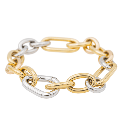 Bracelet Pomellato Bracelet Chaîne Iconica Or jaune, Or blanc, Or rose 58 Facettes 3634328CN