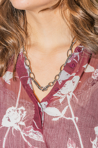 Collier Pomellato Iconica - Collier chaîne en or blanc et diamants 58 Facettes 3634333CN