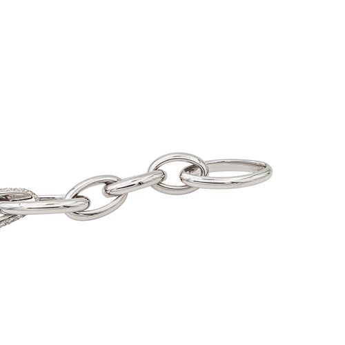 Collier Pomellato Iconica - Collier chaîne en or blanc et diamants 58 Facettes 3634333CN