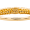 Bracelet Bracelet jonc en or jaune 18 carats serti de diamants 58 Facettes 3634691CN