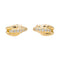 Boucles d'oreilles Boucles d’oreilles demi-créoles en or jaune 18 carats et diamants 58 Facettes 3634764CN