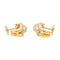 Boucles d'oreilles Boucles d’oreilles demi-créoles en or jaune 18 carats et diamants 58 Facettes 3634764CN