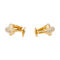 Boucles d'oreilles Boucles d’oreilles demi-créoles en or jaune 18 carats et diamants 58 Facettes 3634764CN