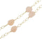 Collier Collier - Chaîne longue en or jaune 18 kt et quartz rose 58 Facettes 36370