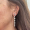 Boucles d'oreilles Boucles d’oreilles pendantes en or blanc 18 ct et diamants 2,76 ct 58 Facettes 36383