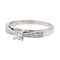 Bague 60 Bague Solitaire Or blanc Diamant 58 Facettes 3641117CN