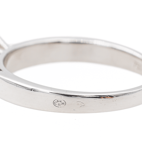 Bague 60 Bague Solitaire Or blanc Diamant 58 Facettes 3641117CN