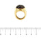Bague Pomellato - Bague bande en or jaune avec grenat 58 Facettes 36427