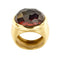Bague Pomellato - Bague bande en or jaune avec grenat 58 Facettes 36427