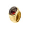 Bague Pomellato - Bague bande en or jaune avec grenat 58 Facettes 36427