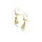 Boucles d'oreilles Boucles d’oreilles pendantes spirales en or jaune 18 carats et topazes 58 Facettes 36558