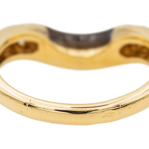 Bague 52 Cartier - Bague en or jaune sertie d’œil de tigre et diamants 58 Facettes 3662247RV