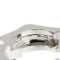 Boucles d'oreilles Salvini - Boucles d’oreilles créoles hexagonales en or blanc 18 ct et diamants 58 Facettes 36633