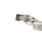 Boucles d'oreilles Salvini - Boucles d’oreilles créoles hexagonales en or blanc 18 ct et diamants 58 Facettes 36633