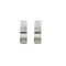 Boucles d'oreilles Salvini - Boucles d’oreilles créoles hexagonales en or blanc 18 ct et diamants 58 Facettes 36633