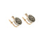 Boucles d'oreilles Boucles d’oreilles diamants en or rose 14 kt et argent 58 Facettes 36647