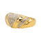 Bague 55 Bague en or jaune 18 carats sertie de diamants 58 Facettes 3670087CN