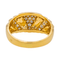 Bague 55 Bague en or jaune 18 carats sertie de diamants 58 Facettes 3670087CN
