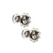 Boucles d'oreilles Boucles d’oreilles point de lumière en or blanc 18 kt et diamants 0,40 ct 58 Facettes 36841