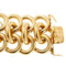 Bracelet Bracelet tank en or rose 18 carats 58 Facettes 36862