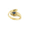 Bague Bague serpent - Bague ouverte en or jaune 18 kt saphir et diamants 58 Facettes 36945