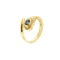 Bague Bague serpent - Bague ouverte en or jaune 18 kt saphir et diamants 58 Facettes 36945