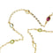 Collier Collier ras-de-cou maille cheval en or jaune 18 ct avec pierres colorées 58 Facettes 36994