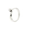 Bague 56 Damiani - Bague solitaire en or blanc 18 carats et diamant 58 Facettes 37094