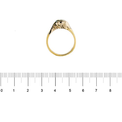 Bague Bague en or blanc et or jaune 18 ct avec aigue-marine 1,50 ct 58 Facettes 37206