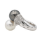 Bague 51 Bague toi et moi en or blanc 18 carats, perles et diamants 58 Facettes 3726307CN