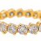 Bague 53 Alliance américaine - Bague en or jaune 18 carats et diamants 58 Facettes 3726319CN
