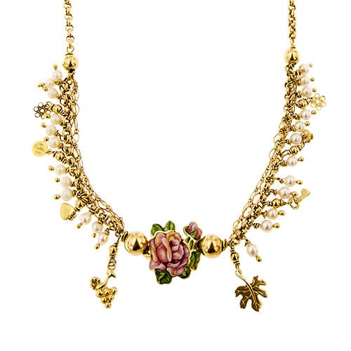 Collier Gabriella Rivalta - Collier à maillons rolò en or jaune 18 kt et perles 58 Facettes 37280