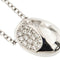 Collier Faraone - Collier maille rolò en or blanc 18 kt et diamants 58 Facettes 37410