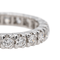 Bague 52 Bague alliance américaine en or blanc 18 carats et diamants 58 Facettes 3743723CN