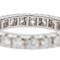 Bague 52 Bague alliance américaine en or blanc 18 carats et diamants 58 Facettes 3743723CN