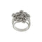 Bague Bague bouquet - Bague bandeau en or blanc 18 ct et diamants 58 Facettes 37456