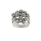 Bague Bague bouquet - Bague bandeau en or blanc 18 ct et diamants 58 Facettes 37456